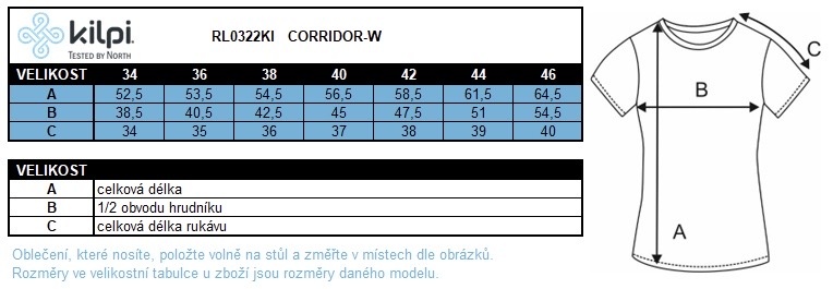 Kilpi CORRIDOR-W dres dámský